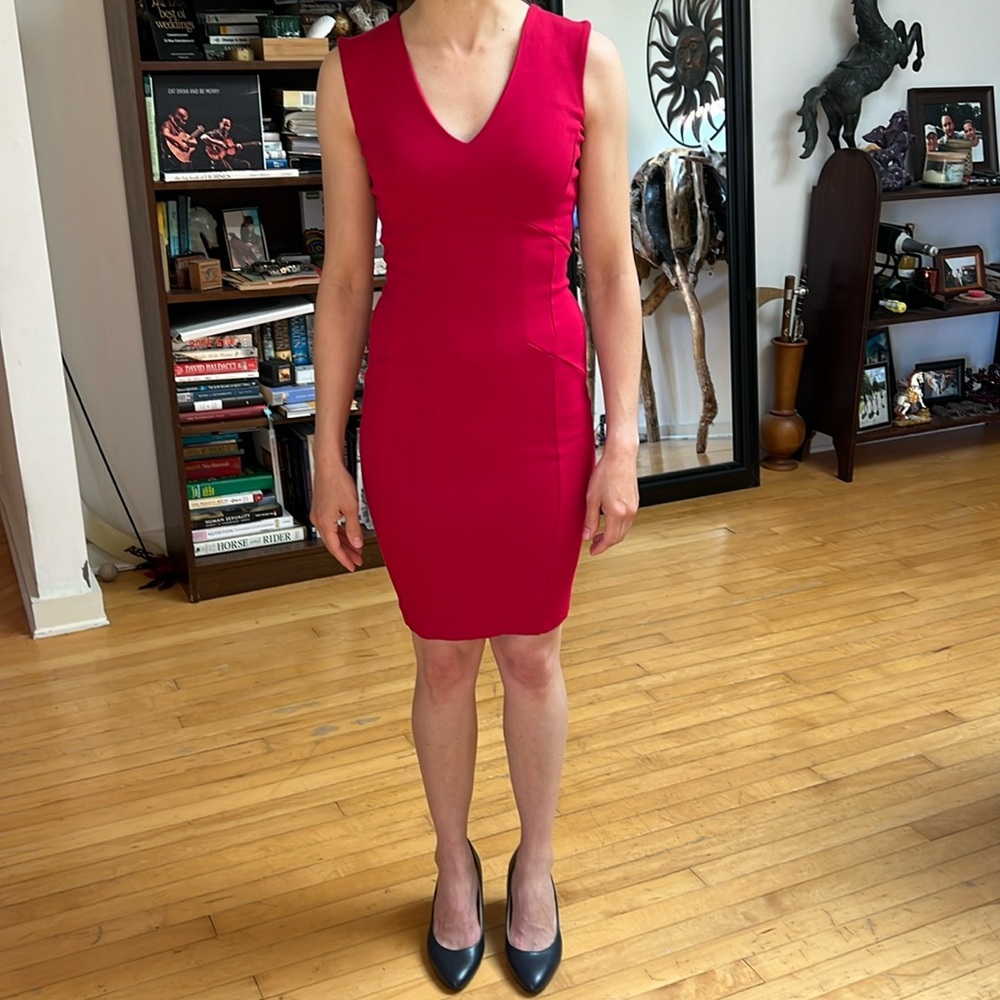 French Connection classic red dress